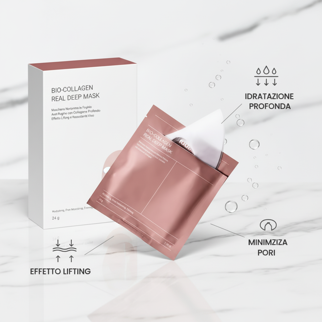 Bio Collagen Real Deep Mask Vegan Hydrating Overnight Skincare